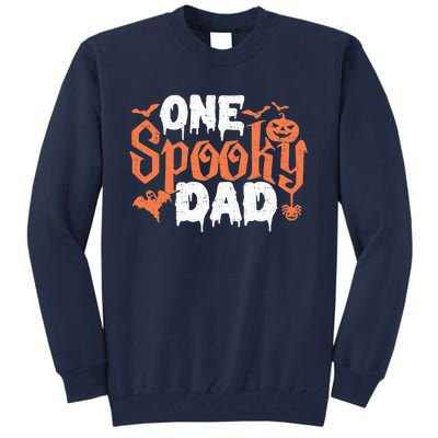 One Spooky Dad Funny Halloween Gifts For Daddy / Father Tall Sweatshirt