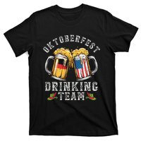 Oktoberfest Squad Drinking Team Beer German American Flag T-Shirt