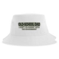 Old School Dad I Dont Coparent With The Government Vintage Sustainable Bucket Hat