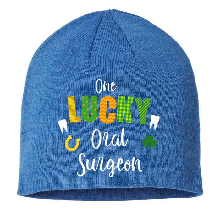 Oral Surgeon Dentist Doctor St Patrick's Day Irish Shamrock Gift Sustainable Beanie