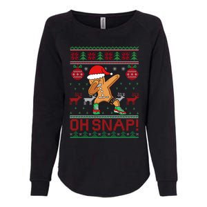 Oh Snap Dabbing Gingerbread Christmas Xmas Ugly Cool Gift Womens California Wash Sweatshirt