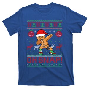 Oh Snap Dabbing Gingerbread Christmas Xmas Ugly Cool Gift T-Shirt