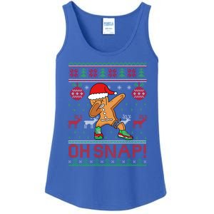 Oh Snap Dabbing Gingerbread Christmas Xmas Ugly Cool Gift Ladies Essential Tank