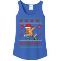 Oh Snap Dabbing Gingerbread Christmas Xmas Ugly Cool Gift Ladies Essential Tank