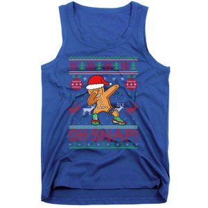 Oh Snap Dabbing Gingerbread Christmas Xmas Ugly Cool Gift Tank Top