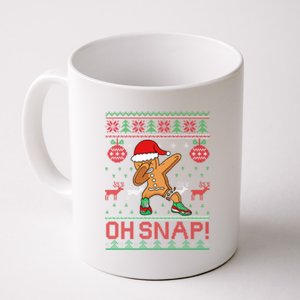 Oh Snap Dabbing Gingerbread Christmas Xmas Ugly Cool Gift Coffee Mug