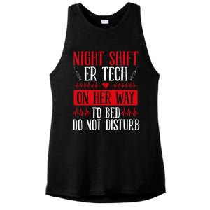 Overnight Shift Emergency Room Nurse Night Er Nurse Great Gift Ladies PosiCharge Tri-Blend Wicking Tank