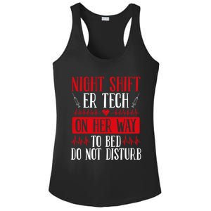 Overnight Shift Emergency Room Nurse Night Er Nurse Great Gift Ladies PosiCharge Competitor Racerback Tank