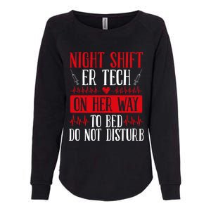 Overnight Shift Emergency Room Nurse Night Er Nurse Great Gift Womens California Wash Sweatshirt