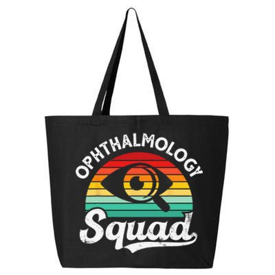 Ophthalmology Squad Eye Optometry Students Ophthalmologists 25L Jumbo Tote