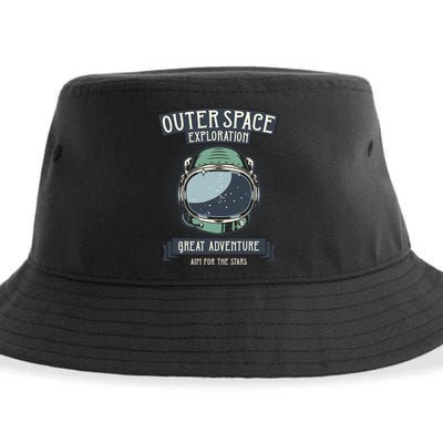 Outer Space Exploration Great Adventure Sustainable Bucket Hat
