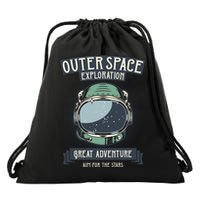 Outer Space Exploration Great Adventure Drawstring Bag