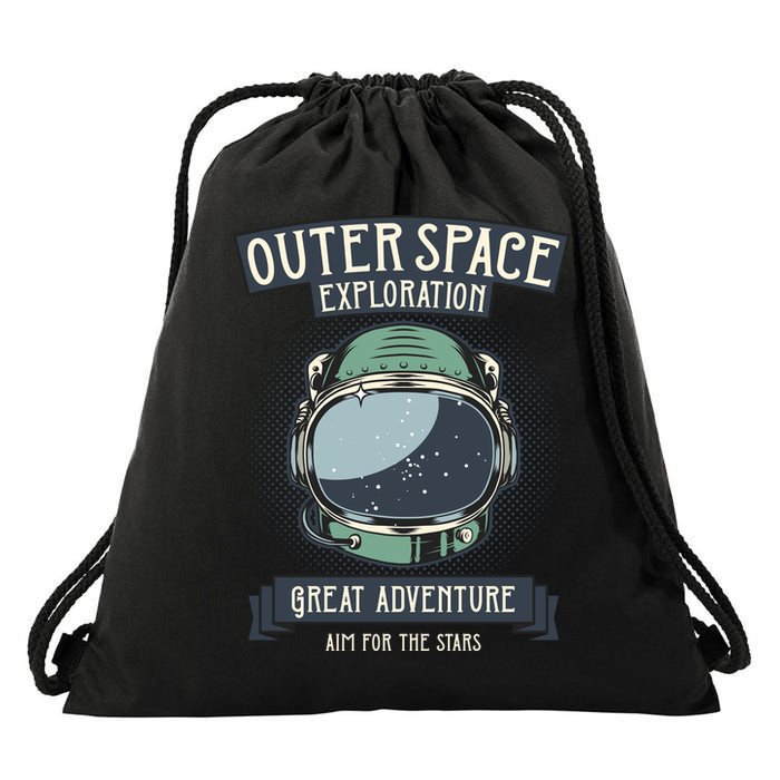 Outer Space Exploration Great Adventure Drawstring Bag