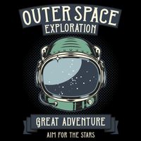 Outer Space Exploration Great Adventure Drawstring Bag