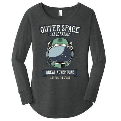 Outer Space Exploration Great Adventure Women's Perfect Tri Tunic Long Sleeve Shirt