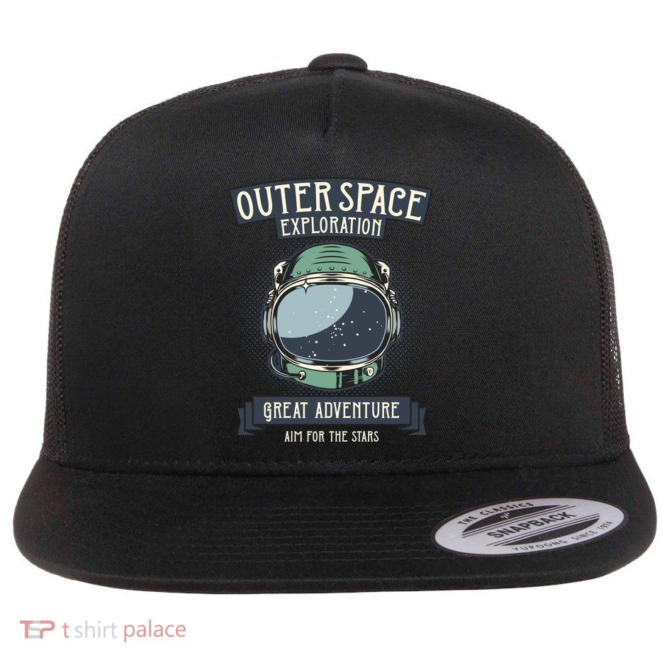 Outer Space Exploration Great Adventure Flatbill Hat