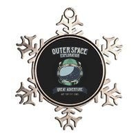 Outer Space Exploration Great Adventure Metallic Star Ornament