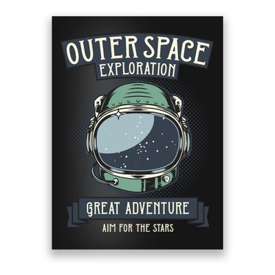 Outer Space Exploration Great Adventure Poster