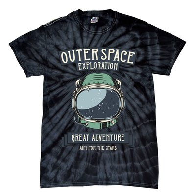 Outer Space Exploration Great Adventure Tie-Dye T-Shirt