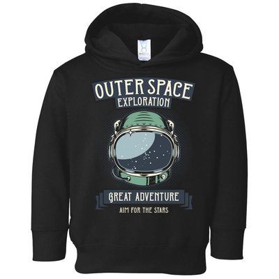 Outer Space Exploration Great Adventure Toddler Hoodie