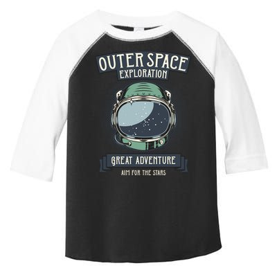 Outer Space Exploration Great Adventure Toddler Fine Jersey T-Shirt