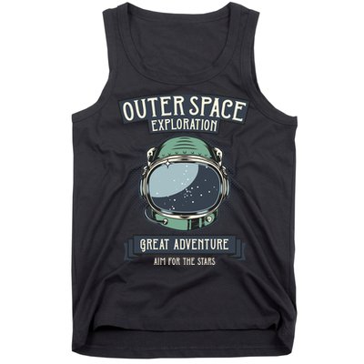 Outer Space Exploration Great Adventure Tank Top