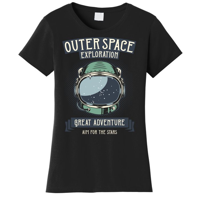 Outer Space Exploration Great Adventure Women's T-Shirt