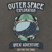 Outer Space Exploration Great Adventure Cotton Canvas Backpack