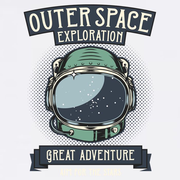 Outer Space Exploration Great Adventure Garment-Dyed Sweatshirt