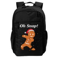 Oh Snap Funny Gingerbread Merry Christmas Cookie Daily Commute Backpack