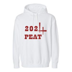 Oklahoma Softball Four Peat 2024 Celebration Garment-Dyed Fleece Hoodie