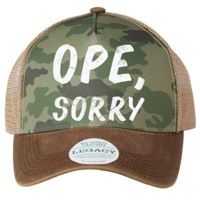 Ope Sorry Funny Midwest Legacy Tie Dye Trucker Hat