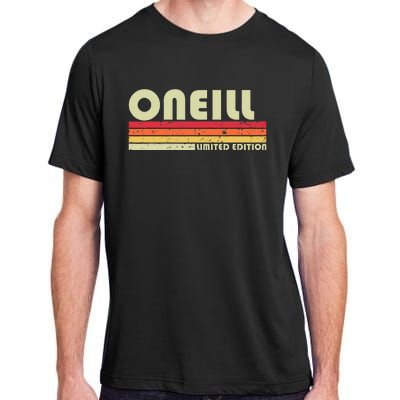 Oneill Surname Funny Retro Vintage 80s 90s Birthday Reunion Adult ChromaSoft Performance T-Shirt