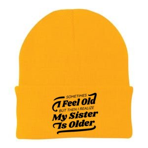 Older Sister Funny Knit Cap Winter Beanie