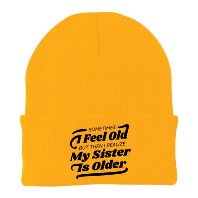 Older Sister Funny Knit Cap Winter Beanie