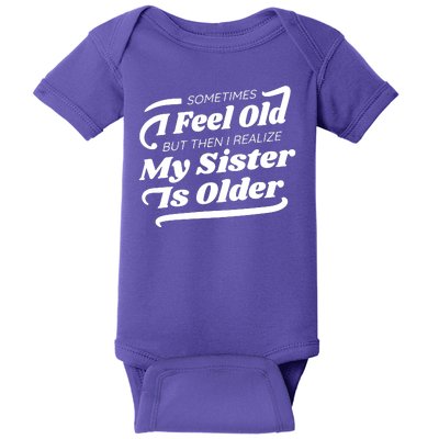 Older Sister Funny Baby Bodysuit