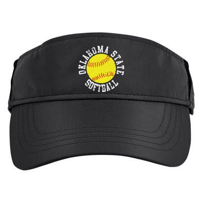 Oklahoma Softball Funny Adult Drive Performance Visor