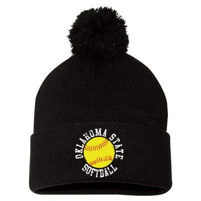 Oklahoma Softball Funny Pom Pom 12in Knit Beanie