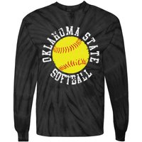 Oklahoma Softball Funny Tie-Dye Long Sleeve Shirt