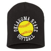 Oklahoma Softball Funny Short Acrylic Beanie