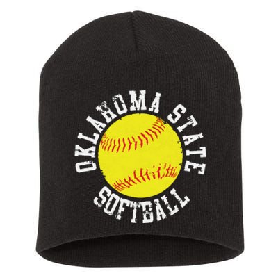 Oklahoma Softball Funny Short Acrylic Beanie