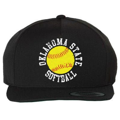 Oklahoma Softball Funny Wool Snapback Cap