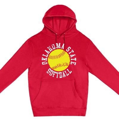 Oklahoma Softball Funny Premium Pullover Hoodie