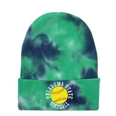 Oklahoma Softball Funny Tie Dye 12in Knit Beanie