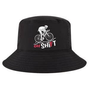 Oh Shift Funny Mountain Biking & Cycling Artwork Cool Comfort Performance Bucket Hat