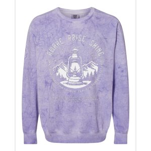 Oak Stone Feast Of Tabernacles Awake Arise Shine Lantern Colorblast Crewneck Sweatshirt