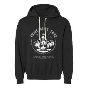 Oak Stone Feast Of Tabernacles Awake Arise Shine Lantern Garment-Dyed Fleece Hoodie