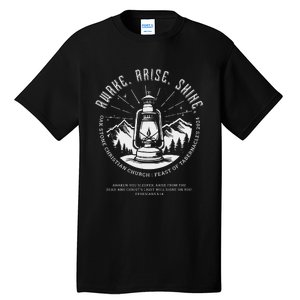 Oak Stone Feast Of Tabernacles Awake Arise Shine Lantern Tall T-Shirt