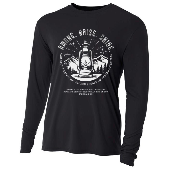 Oak Stone Feast Of Tabernacles Awake Arise Shine Lantern Cooling Performance Long Sleeve Crew