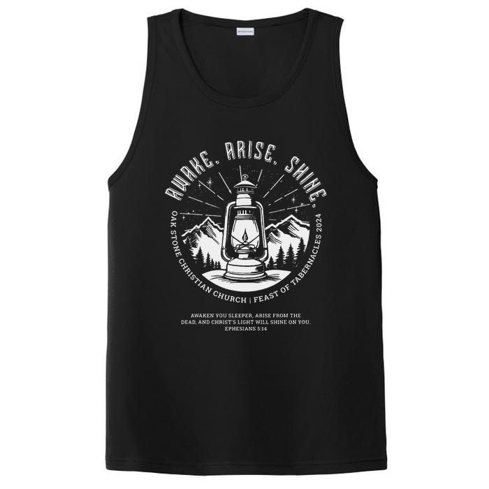 Oak Stone Feast Of Tabernacles Awake Arise Shine Lantern PosiCharge Competitor Tank